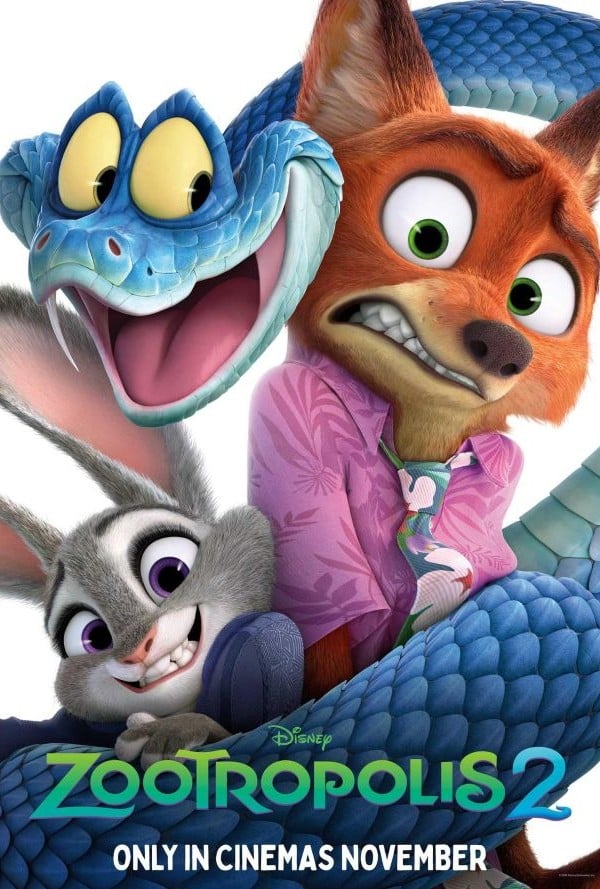 English Audio Screening: Zootropolis 2 poster