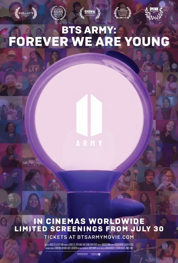 BTS ARMY: FOREVER WE ARE YOUNG poster